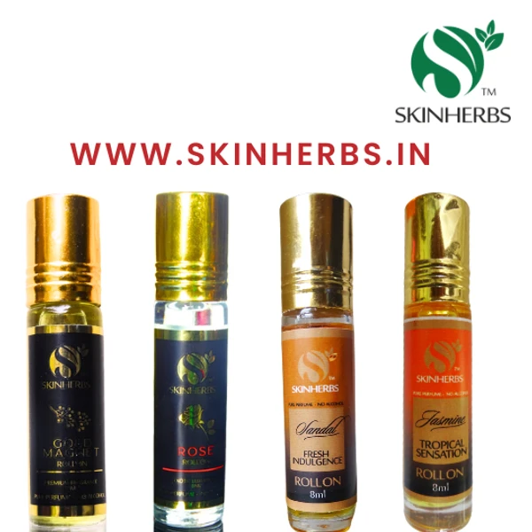 Skin Herbs Gold Magnet roll On Perfume   - 8ml