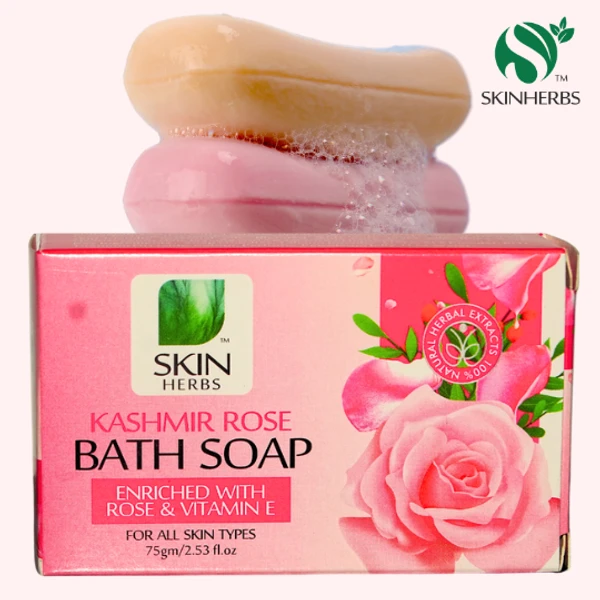 SKINHERBS SKIN HERBS KASHMIR ROSE BATH SOAP - 75gm