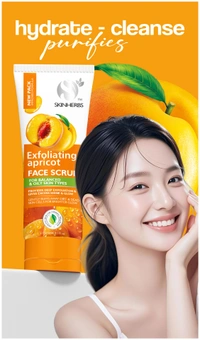 Skinherbs Exfoliating Apricot Face Scrub - 50ml
