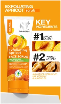 Skinherbs Exfoliating Apricot Face Scrub - 50ml