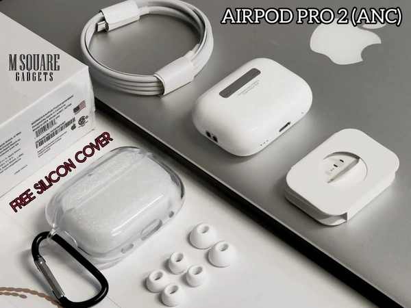 AirPod Pro 2nd Gen Premium High Built Quality with Active Noise Cancellation, Case Speaker