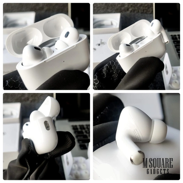 AirPod Pro 2nd Gen Premium High Built Quality with Active Noise Cancellation, Case Speaker