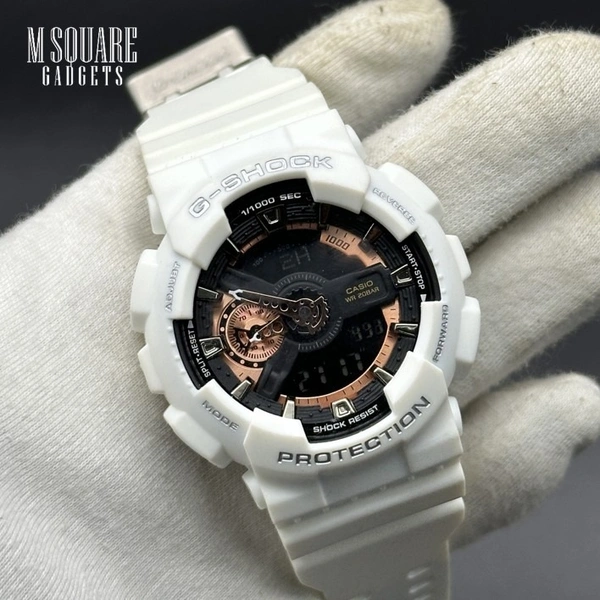 Casio-G-Shock Casio G-Shock  GA-110RG-7A | ROSE GOLD | Analog Digital Watch | Master Made Copy | Next To Original | MSquare Gadgets | Luxury Brands