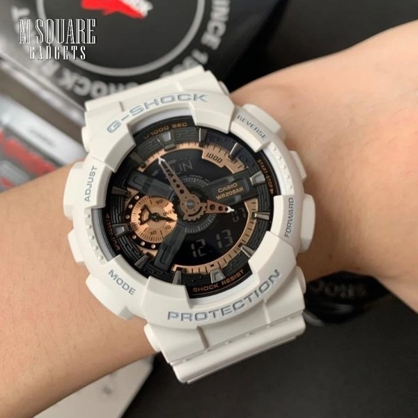 Casio-G-Shock Casio G-Shock  GA-110RG-7A | ROSE GOLD | Analog Digital Watch | Master Made Copy | Next To Original | MSquare Gadgets | Luxury Brands