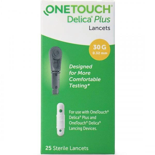 One Touch Delica Plus Lancets 25Pc