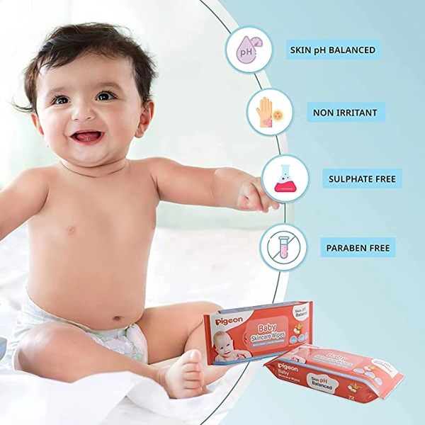 Pigeon Baby Wipes 72 N