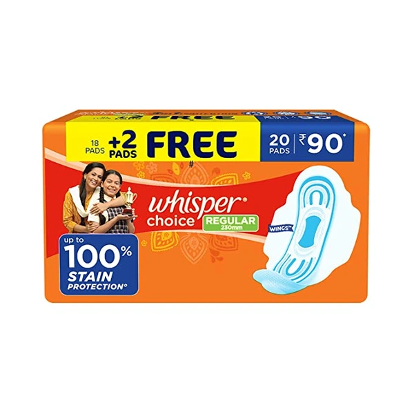 Whisper Choice Regulaer 20Pads