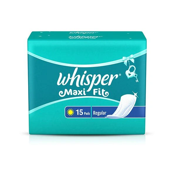 Whisper Maxi Fit Reg 15Pad
