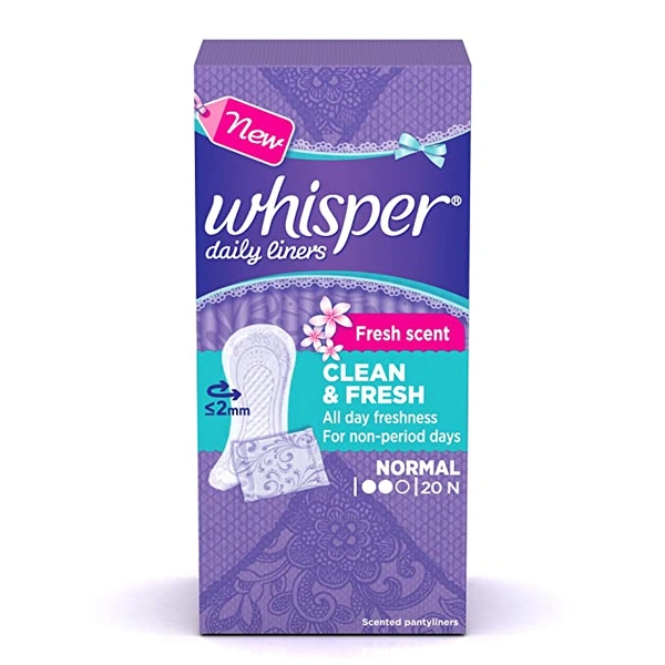 Whisper Pantyliners 40N
