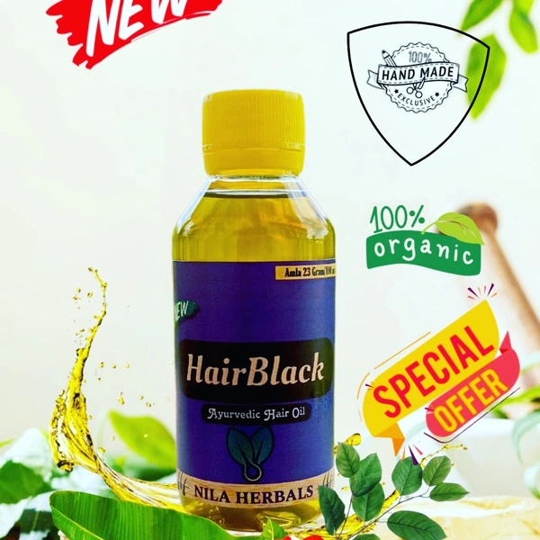 200 ML NILA HAIRBLACK OIL   - Dorado