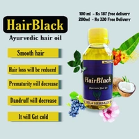 200 ML NILA HAIRBLACK OIL   - Dorado
