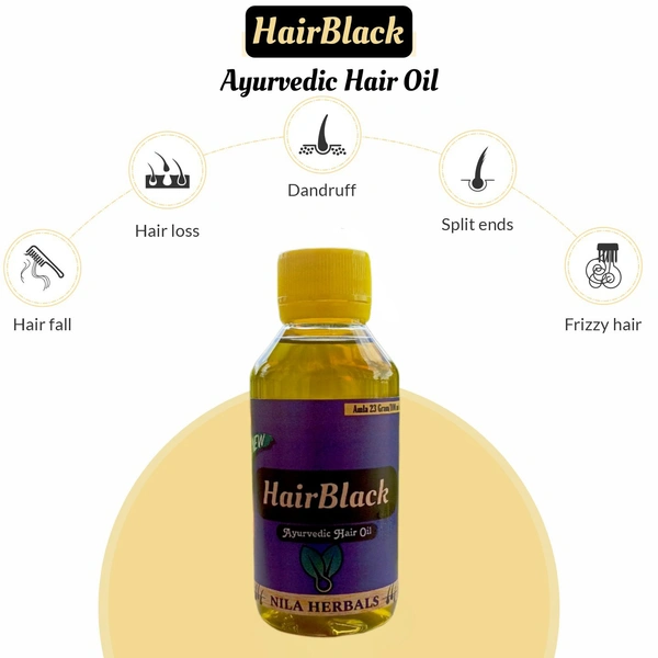 200 ML NILA HAIRBLACK OIL   - Dorado