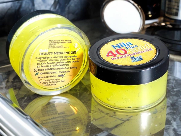  40 PLUS GOLD  BEAUTY MEDICINE GEL - Laser Lemon, 50 Ml, Specialy Made For Above 40 age