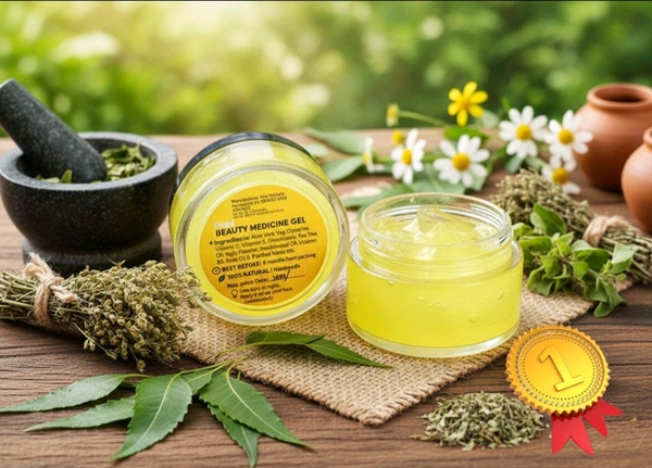  40 PLUS GOLD  BEAUTY MEDICINE GEL - Laser Lemon, 50 Ml, Specialy Made For Above 40 age