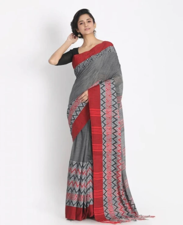 Handloom Begampuri Work Cotton Saree