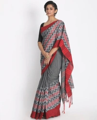 Handloom Begampuri Work Cotton Saree