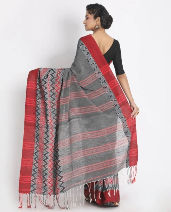 Handloom Begampuri Work Cotton Saree