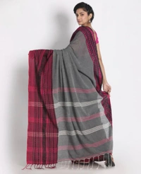 Handloom Begampuri Work Cotton Saree