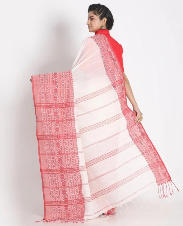 Handloom Begampuri Work Cotton Saree