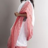 Handloom Begampuri Work Cotton Saree - White