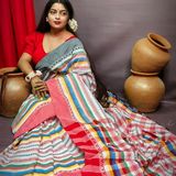 Dhanekhali Handloom Woven Cotton Saree