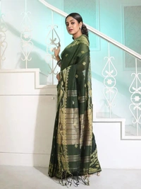 Handloom Jamdani Border Saree - Free, Costa Del Sol