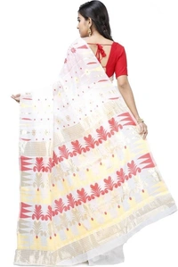 Handloom Zari Woven Mina Jamdani - Soft