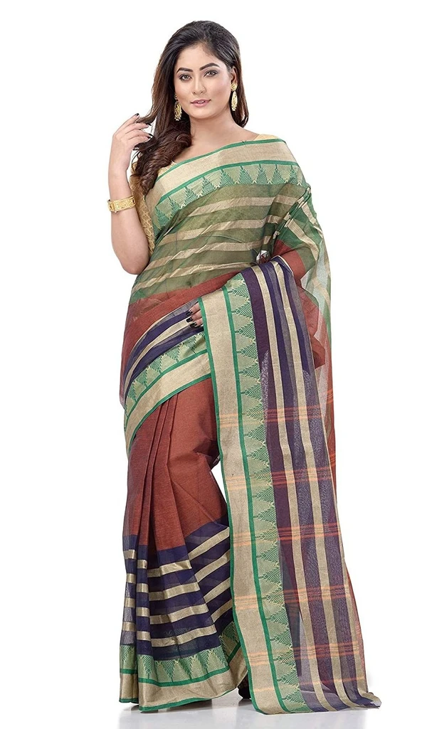 Handloom Cotton Bengali Tant Saree