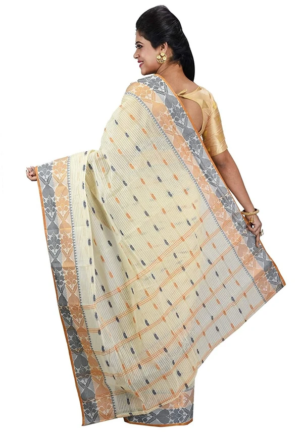 Handloom Cotton Bengali Tant Saree