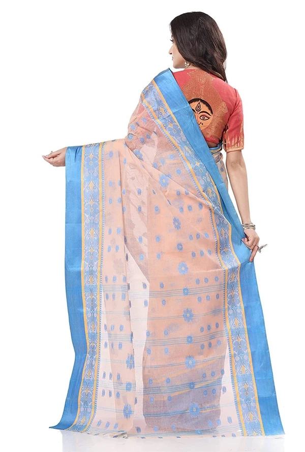 Handloom Cotton Bengali Tant Saree