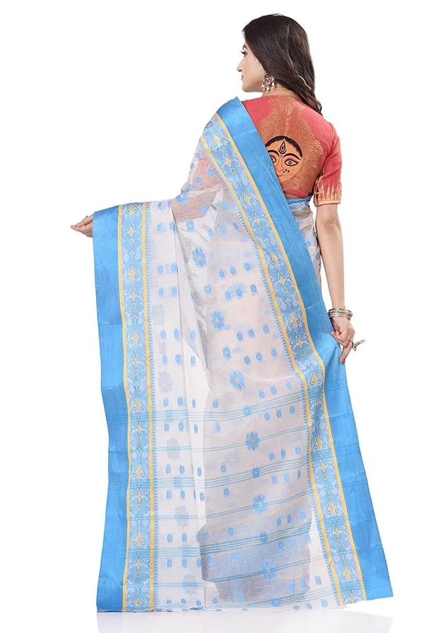 Handloom Cotton Bengali Tant Saree