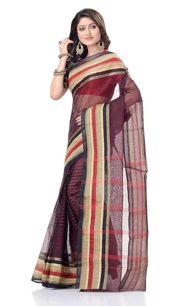 Handloom Cotton Bengali Tant Saree