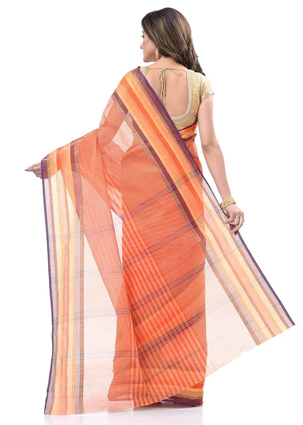 Handloom Cotton Bengali Tant Saree