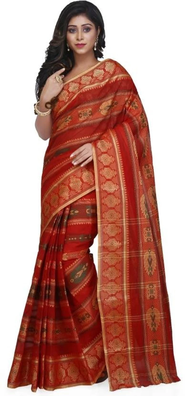 Handloom Cotton Bengali Tant Saree