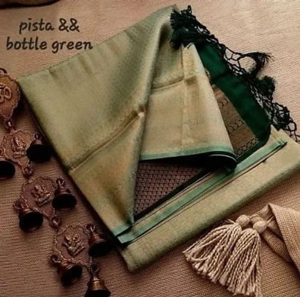 Kanjeevaram Art Silk Woven Design Sarees - Watercourse, Art Silk