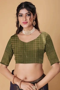 Kanjeevaram Art Silk Woven Design Sarees - Web Orange