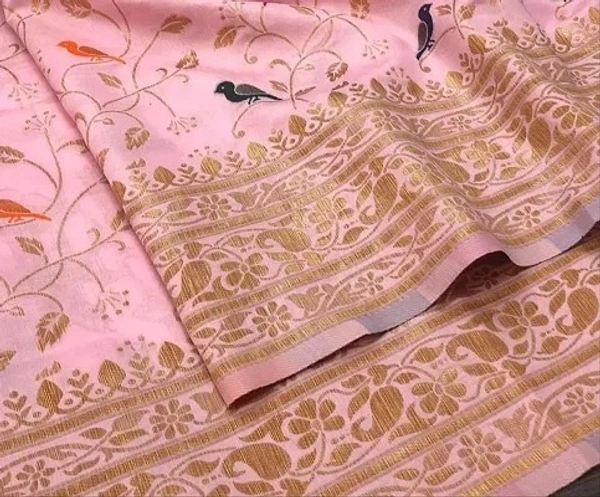 Kanjeevaram Art Silk Woven Design Sarees - Pink