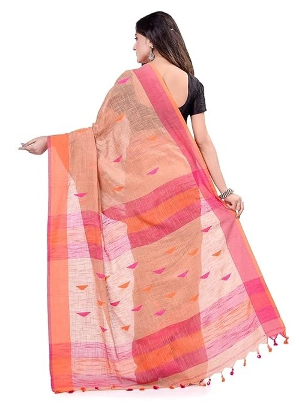 Traditional Bengali Handloom Barfi Saree - Charm