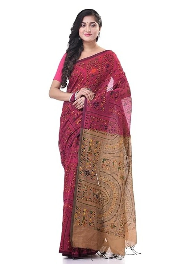 Handloom Tribal Warli Printed Saree