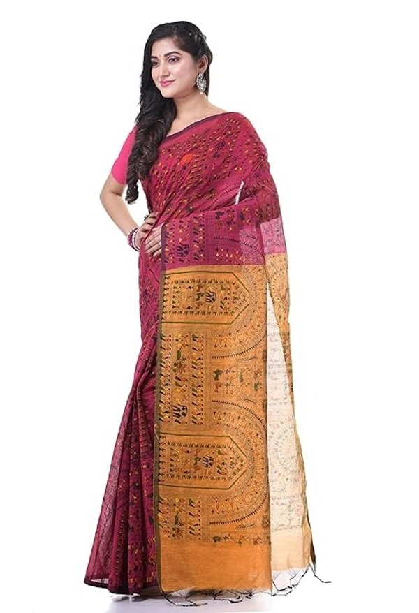 Handloom Tribal Warli Printed Saree