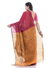 Handloom Tribal Warli Printed Saree
