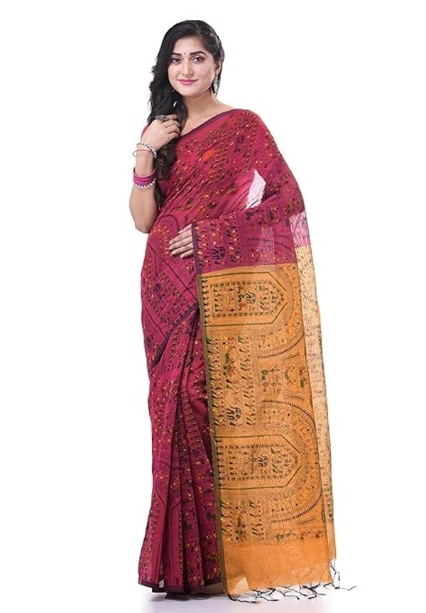 Handloom Tribal Warli Printed Saree