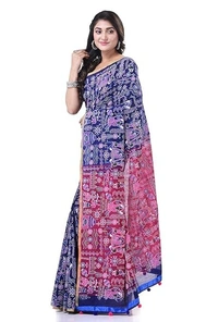 Handloom Tribal Warli Printed Saree