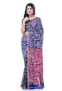 Handloom Tribal Warli Printed Saree