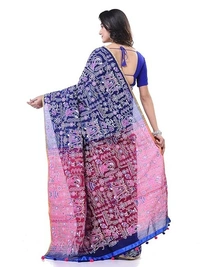 Handloom Tribal Warli Printed Saree