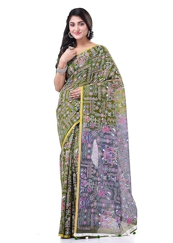 Handloom Tribal Warli Printed Saree