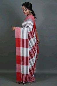 Handloom Cotton Strip Saree