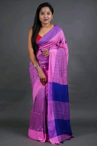 Handloom Woven Boutique Saree - Magenta
