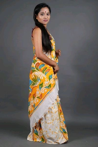 Handloom Printed Cotton Saree 