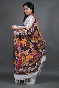 Handloom Printed Cotton Saree 